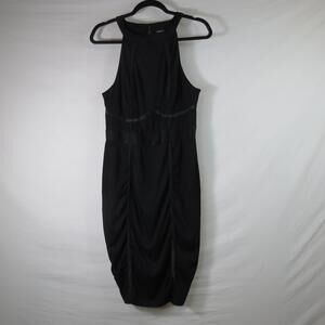 Torrid Black Jersey Halter Bodycon Dress Stretch Sleeveless Plus Size 1 1X Party